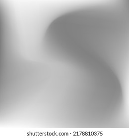 Calm Silver Dark Light Blurry Texture. Soft Blurred Metallic Grey Wallpaper. Sky Monochromatic Aluminium Dynamic Liquid Gradient Background. Fluid Water Curve Wavy Silver Swirl Gradient Mesh.