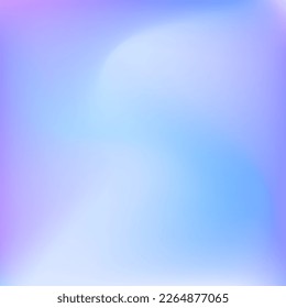 Ruhiger Sonnenuntergang mit blauem Himmel. Dynamisches Farbtupfer für Sonnenaufgang. Fluid rosa Pastellwasser flüssig schwirl Gradient Mesh. Leichte unscharfe Lavendel-Kurve kalte unscharfe Textur.