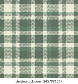 Calm tartan check seamless, wool texture fabric textile. Mature pattern vector background plaid in pastel and light colors.