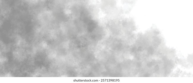 Calm and Tranquil Cloud Formation with Layers of Haze and Diffused Light

