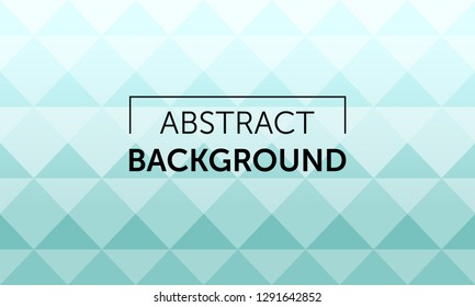 Calm vector background. Gradient from triangles of gray color. Blue, green and turquoise  abstract pattern. Geometric shapes.