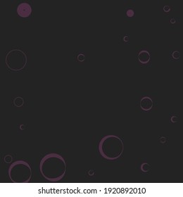 Curvas de luz rosadas violetas de calma con tejidos ornamentales mínimos. Oval Dark Gray Retro Elegante Círculos Modernos Diseño. Fondo Púrpura De Donut Estricto. Fondo Bagel de estilo moderno y negro clásico.