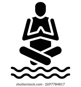Icono de Web tranquilo en estilo audaz