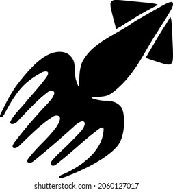 Calmar vector icon. A flat illustration design of Calmar icon on a white background.