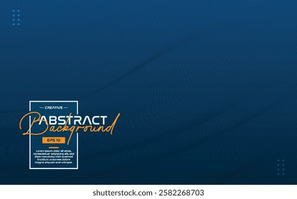 calming blue background with dynamic wavy lines in abstract style