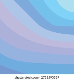Calming Blue Waves Flowing Through The Mind