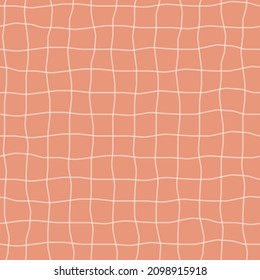 Calming Coral Gitter Muster Hintergrund elegante Linien Delikate Reproduktion von chevron Muster Vektorgrafik