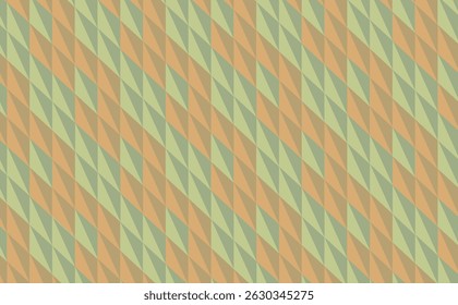 Calming earth-toned triangle pattern with diagonal alignment. Ideal for wallpapers, eco-friendly textiles, and minimalist product backgrounds.