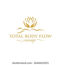 Design de logotipo de massagem corporal calmante e elegante simbolizando relaxamento, cura e bem-estar. Perfeito para massagistas, spas e centros holísticos de saúde ou bem-estar.
