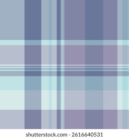 Calming, geometric plaid background in muted blues and purples. Soft, modern, and versatile, perfect for web design, backgrounds, and textile design projects.