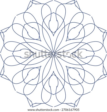A calming mandala filled with harmony