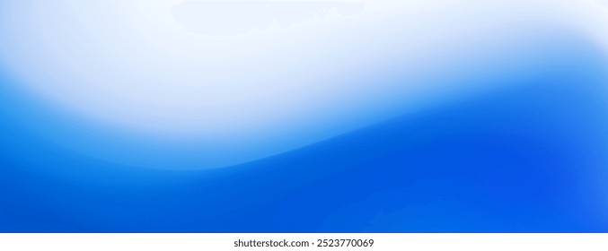 Anuncio abstracto calmante y refrescante con tonalidades del océano. Perfecto para el verano, viajes y proyectos ambientales.