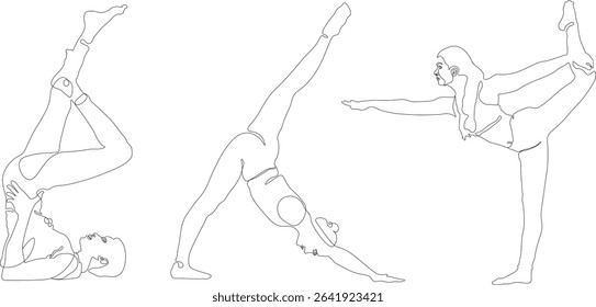 calmness, friendship day, friendship, fit, harmony, 25-30, active, group, fri̇en, friends, set, lineart, spa, contourline, design, line icon, position, practice, people, line art, silhouette, sport, s