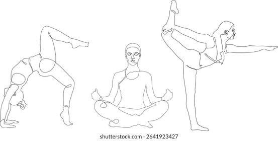 calmness, friendship day, friendship, fit, harmony, 25-30, active, group, fri̇en, friends, set, lineart, spa, contourline, design, line icon, position, practice, people, line art, silhouette, sport, s