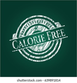 Calorie Free chalk emblem