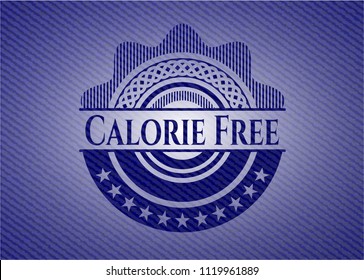 Calorie Free denim background