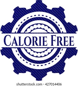 Calorie Free with denim texture