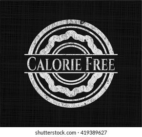Calorie Free written with chalkboard texture