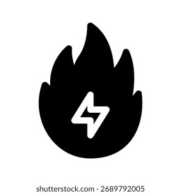 Calorie Icon Vector Symbol Design Illustration