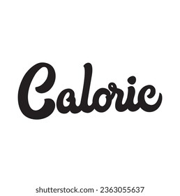 texto calórico sobre fondo blanco.