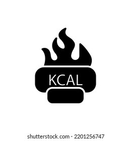 Calories Burn line icon. Simple element illustration. Calories Burn concept outline symbol design.