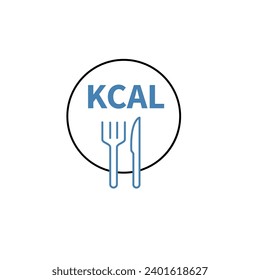 calories concept line icon. Simple element illustration. calories concept outline symbol design.