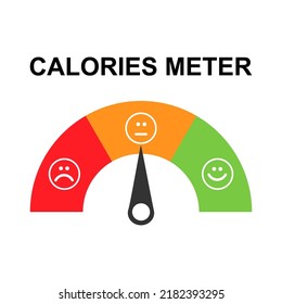 Calories healthy diet icon, nutrition food low sign, kcal zero web vector illustration .