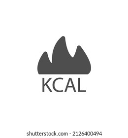 Calories icons  symbol vector elements for infographic web