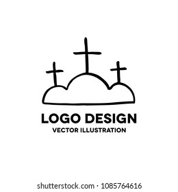 Calvary doodle icon