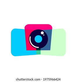 Cam Camera colorful logo logos icon cute simple