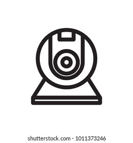 cam camera icon outline