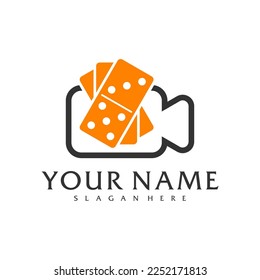 Cam Domino logo vector template, Creative Domino logo design concepts