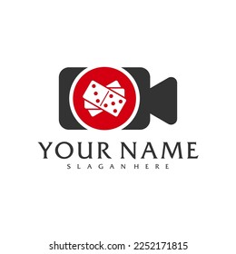 Cam Domino logo vector template, Creative Domino logo design concepts