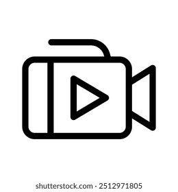 Cam Icon Vector Symbol Design Illustration