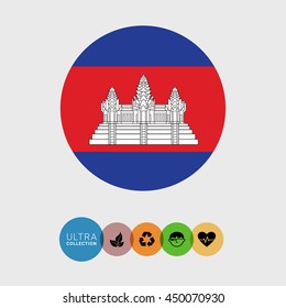 Cambodia Flag