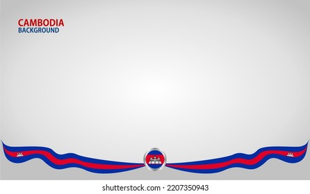 cambodia National Flag, Vector background for Independence Day and various other events