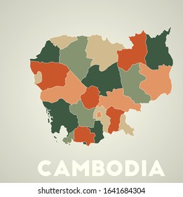 4,919 Cambodia vector country map Images, Stock Photos & Vectors ...