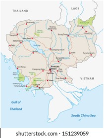 cambodia road map