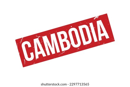 Cambodia Rubber Stamp Seal Vector