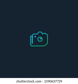 CamBook logo design vector lineart