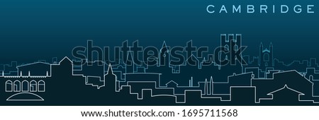 Cambridge Multiple Lines Skyline and Landmarks