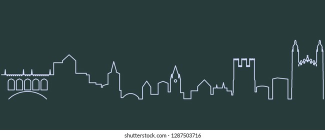 Cambridge Single Line Skyline