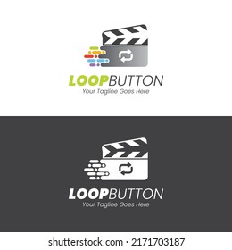 Camcamera Film Movie Loop Button Logo