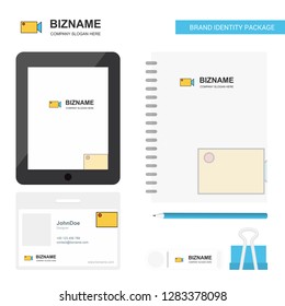 Camcoder  Business Logo, Tab App, Diary PVC Employee Card and USB Brand Stationary Package Design Vector Template