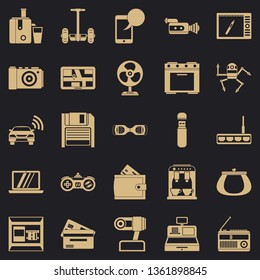 Camcorder buying icons set. Simple set of 25 camcorder buying vector icons for web for any design