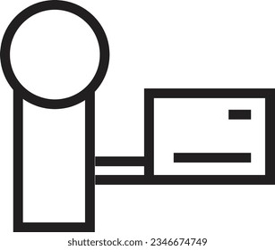 Camcorder Camera Digital Outline Icon