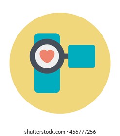 Camcorder Colored Vector Illustration