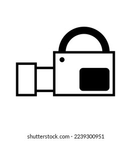 diseño de iconos de camascopio, imagen vectorial de camascopio, adecuado para web, logotipo, aplicación