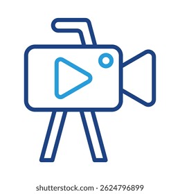 Elemento de icono de videocámara para diseño