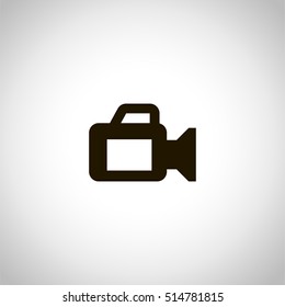 camcorder icon. sign design